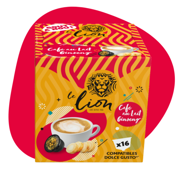 Capsules type Dolce Gusto – Café au lait Ginseng