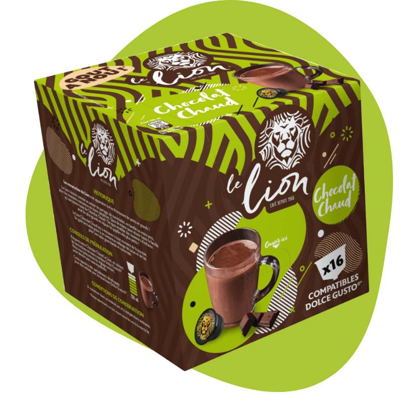 Capsules type Dolce Gusto – Chocolat chaud — Café le Lion
