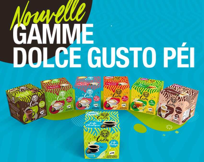 Nouvelles capsules DOLCE GUSTO — Café le Lion