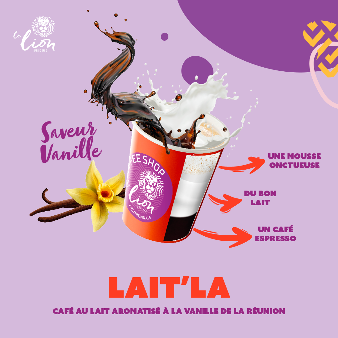 lait la café le lion coffee shop