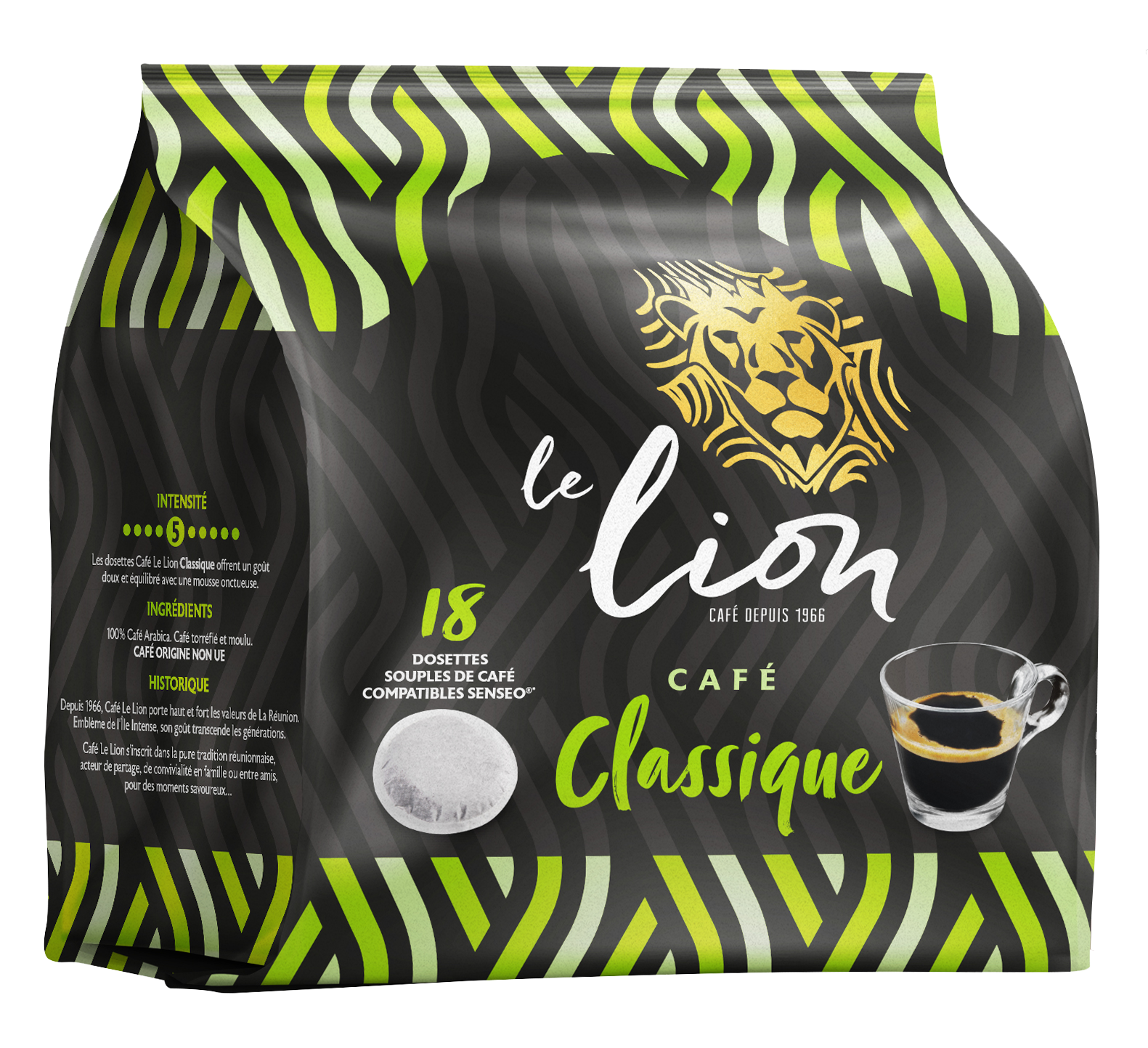 Dosettes type Senseo – Classique — Café le Lion